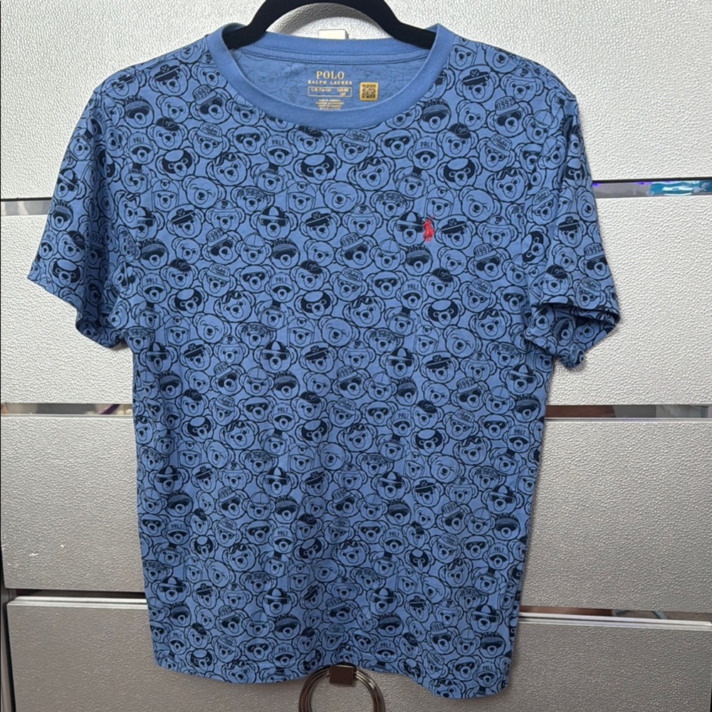 Polo by Ralph Lauren Blue Graphic Big Boy’s Shirt